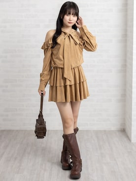 clear(クリア)さん(レディース・162cm)の冬コーディネート