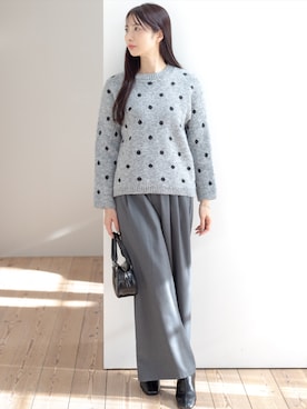 「CLEAR BASIC（クリアベーシック）のアイテム」を使った、clear(クリア)さん（レディース・165cm）の冬コーディネート