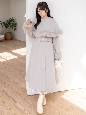 「CLEAR BASIC（クリアベーシック）のアイテム」を使った、clear(クリア)さん（レディース・162cm）の冬コーディネート