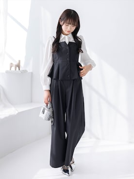 「CLEAR BASIC（クリアベーシック）のアイテム」を使った、clear(クリア)さん（レディース・162cm）の夏コーディネート