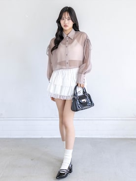 「clear（クリア）のアイテム」を使った、clear(クリア)さん（レディース・167cm）の春コーディネート