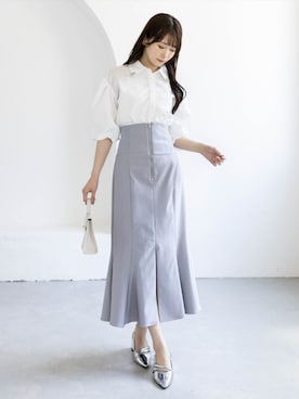 「CLEAR BASIC（クリアベーシック）のアイテム」を使った、clear(クリア)さん（レディース・162cm）の夏コーディネート