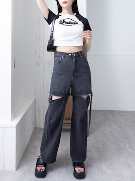 「clear（クリア）のアイテム」を使った、clear(クリア)さん（レディース・165cm）の夏コーディネート
