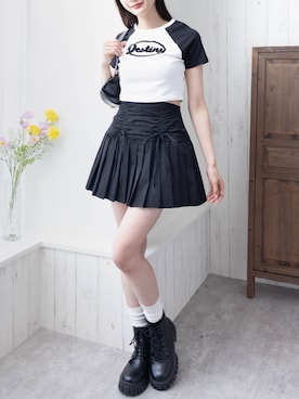 「アイテム（ブーツ）」を使った、clear(クリア)さん（レディース・165cm）の夏コーディネート