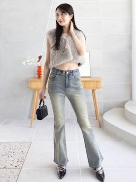 「clear（クリア）のアイテム（ジャケット/アウター）」を使った、clear(クリア)さん（レディース・165cm）の秋コーディネート