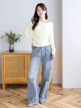 「CLEAR BASIC（クリアベーシック）のアイテム」を使った、clear(クリア)さん（レディース・163cm）の秋コーディネート