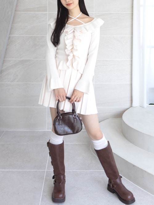 セール】レザーボウリングバッグ [収納力 コンパクト]≪2025SS