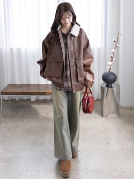 clear(クリア)さん（レディース・161cm）の秋コーディネート