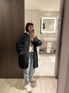 「TAIPEI」｜「アイテム（ジャケット/アウター）」を使った、kiki🐰Taiwan さん（レディース・146cm）の冬コーディネート