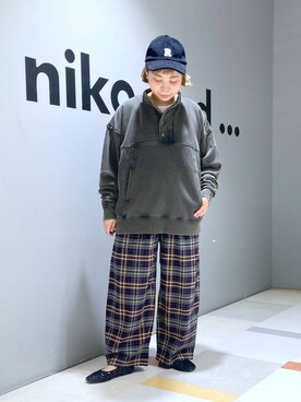 「アイテム（帽子）」を使った、タゾエさん（レディース・155cm・30代）の秋コーディネート