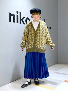 「アイテム（帽子）」を使った、タゾエさん（レディース・155cm・30代）の秋コーディネート