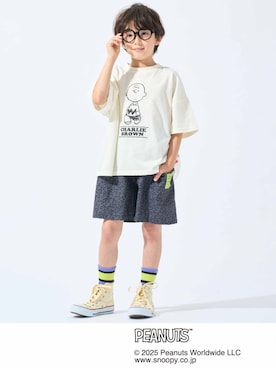 「アイテム（トップス）」を使った、SHOO・LA・RUEさん（キッズ・120cm）の夏コーディネート