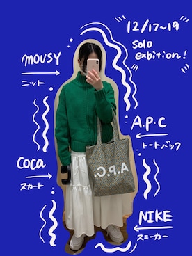 Nagisaさん（レディース・159cm）の冬コーディネート