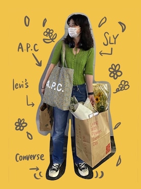 Nagisaさん（レディース・159cm）の夏コーディネート