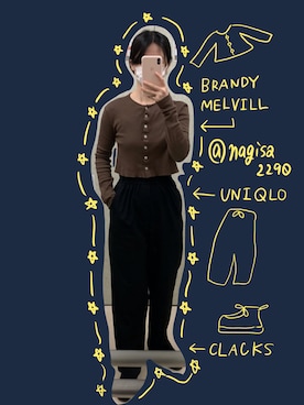 「brandymelville」｜Nagisaさん（レディース・159cm）の春コーディネート