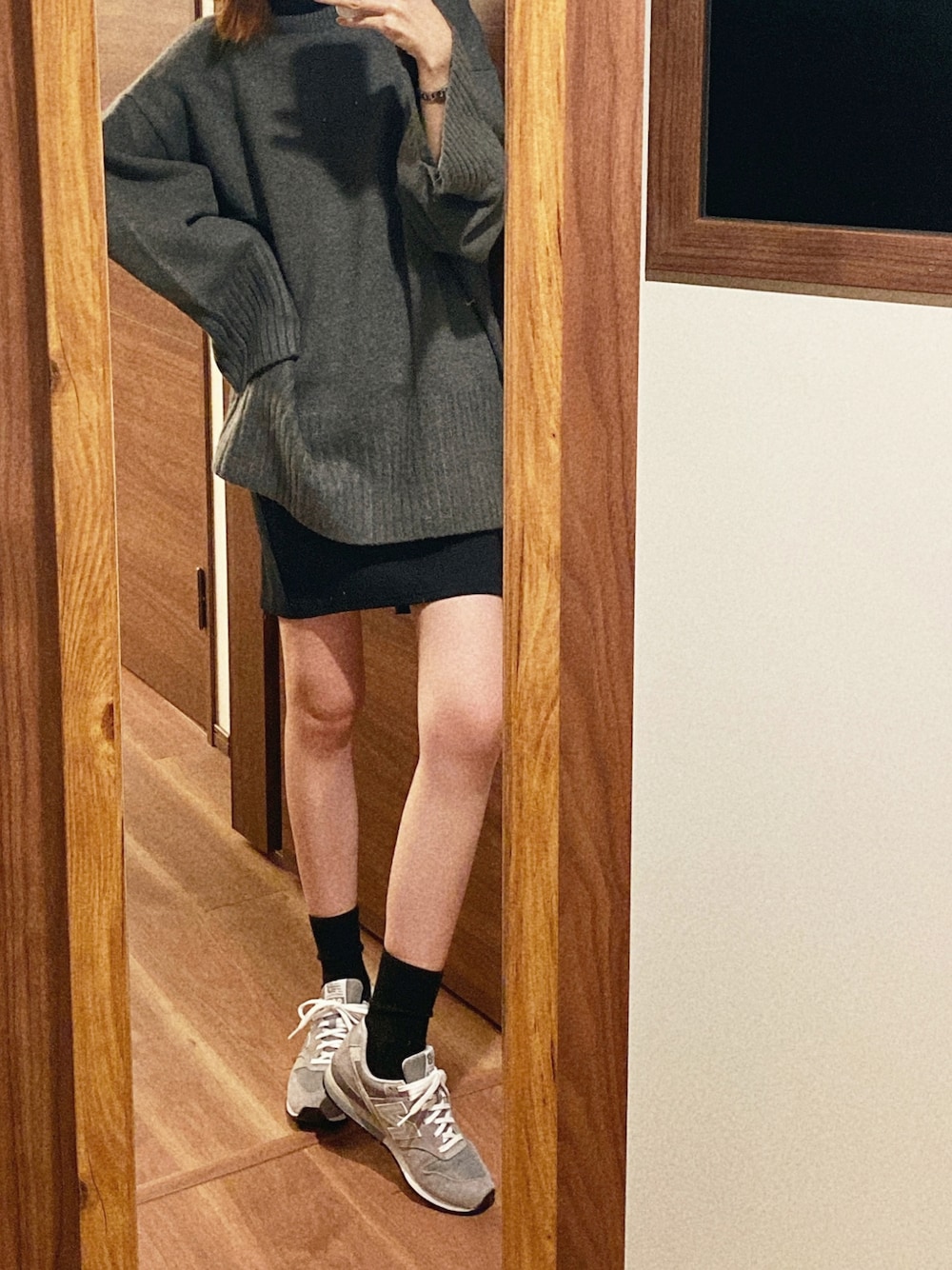 5Gカラーストレッチハイネックプルオーバー/239761を使った人気