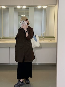 「Barbour（バブアー）のアイテム」を使った、物さん（レディース・165cm）の秋コーディネート