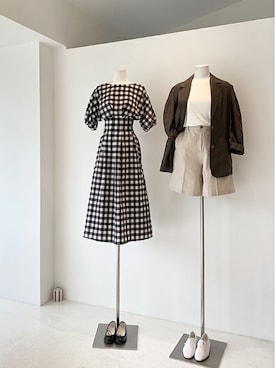 「韓国通販」｜LITTLEBLACKさん（レディース・162cm）の夏コーディネート