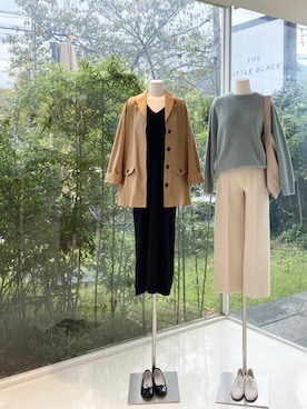 「韓国通販」｜LITTLEBLACKさん（レディース・162cm）の秋コーディネート