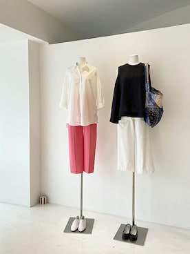 「バンダナ柄」｜LITTLEBLACKさん（レディース・162cm）の夏コーディネート