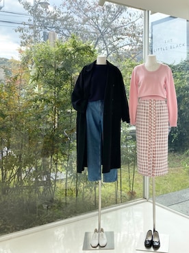 「ワーママコーデ」｜「アイテム（ジャケット/アウター）」を使った、LITTLEBLACKさん（レディース・162cm）の秋コーディネート