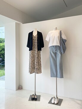「ワーママコーデ」｜「アイテム（ジャケット/アウター）」を使った、LITTLEBLACKさん（レディース・162cm）の夏コーディネート