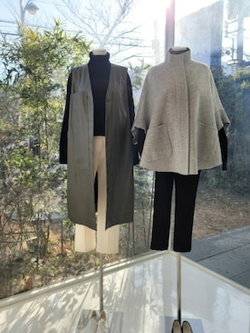 「シック」｜LITTLEBLACKさん（レディース・162cm）の冬コーディネート