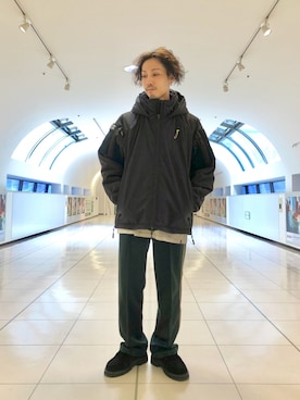 「ABU GARCIA（アブ・ガルシア）のアイテム（ジャケット/アウター）」を使った、SAKAZAKIさん（メンズ・167cm）の夏コーディネート
