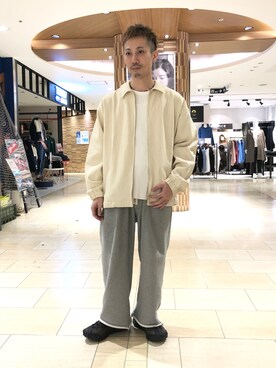 「MANASTASH（マナスタッシュ）のアイテム（ブルゾン）」を使った、SAKAZAKIさん（メンズ・167cm）の冬コーディネート