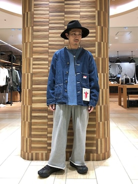 「CAL O LINE（キャルオーライン）のアイテム（ジャケット/アウター）」を使った、SAKAZAKIさん（メンズ・167cm）の冬コーディネート