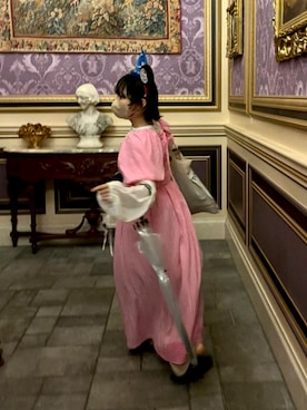 「WC（ダブル シー）のアイテム（ワンピース/ドレス）」を使った、さやかさん（レディース・152cm）の秋コーディネート