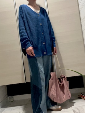 「FIL DE FER（フィルデフェール）のアイテム（パンツ）」を使った、myu♡（相互フォロー）さん（レディース・161cm）の春コーディネート