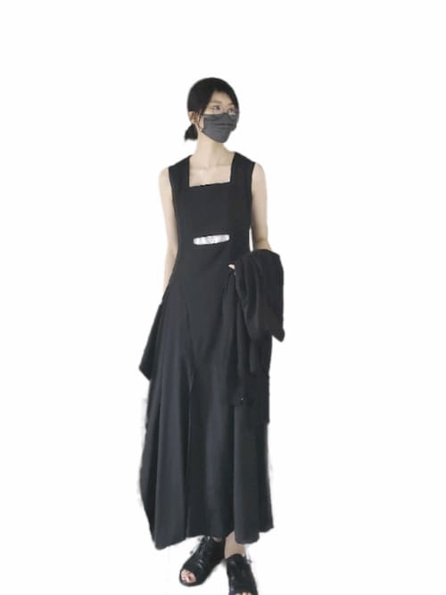 ヨウジヤマモト ノアール 黒のノースリーブドレープワンピース 楽天市場】【中古】 ヨウジヤマモト ノアールYohji Yamamoto