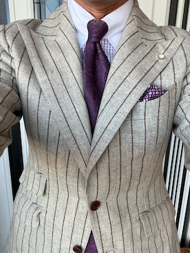 「ROLEX（ロレックス）のアイテム」を使った、michi-michiさん（メンズ・165cm）の冬コーディネート