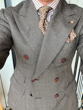 HERMESのポケットチーフを使った人気ファッションコーディネート - WEAR