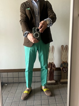 「Daniel Wellington（ダニエルウェリントン）のアイテム」を使った、michi-michiさん（メンズ・165cm）の夏コーディネート