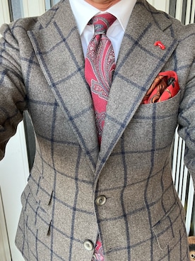 「ROLEX（ロレックス）のアイテム」を使った、michi-michiさん（メンズ・165cm）の冬コーディネート