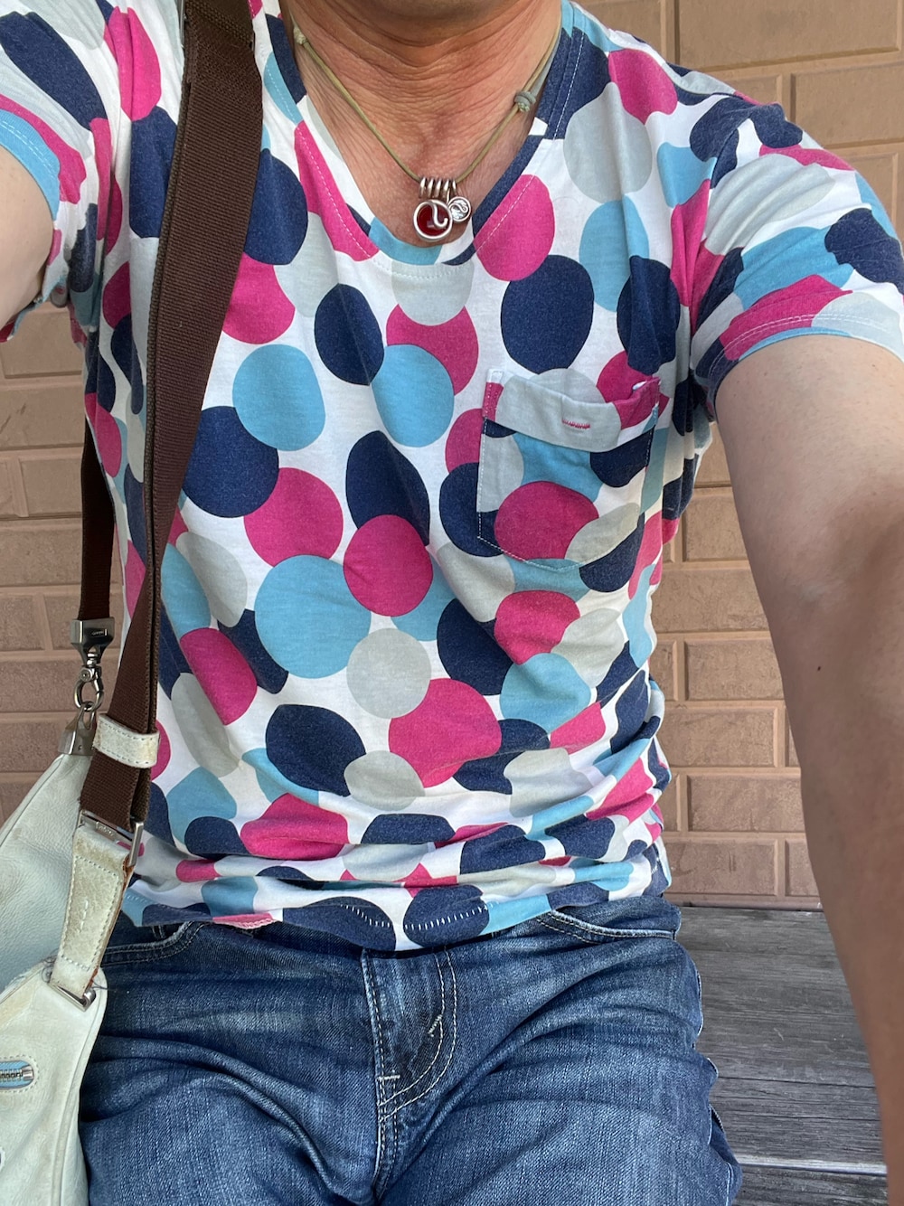 「URBAN RESEARCHのアイテム（Tシャツ/カットソー、その他）」を使った、michi-michiさん（メンズ・165cm）の夏コーディネートの1枚目の写真