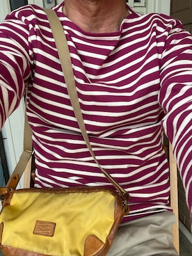 「SAINT JAMES（セントジェームス）のアイテム」を使った、michi-michiさん（メンズ・165cm）の夏コーディネート