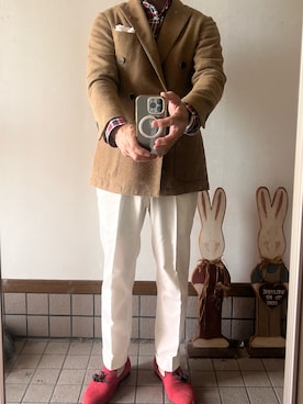 「UNITED ARROWS（ユナイテッドアローズ）のアイテム」を使った、michi-michiさん（メンズ・165cm）の夏コーディネート