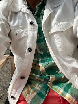 「NANO universe（ナノユニバース）のアイテム（デニムジャケット）」を使った、michi-michiさん（メンズ・165cm・60代）の秋コーディネート