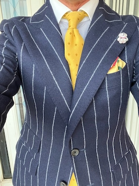 「アイテム（アナログ腕時計）」を使った、michi-michiさん（メンズ・165cm）の冬コーディネート