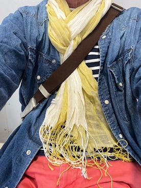 「GAP（ギャップ）のアイテム」を使った、michi-michiさん（メンズ・165cm）の春コーディネート