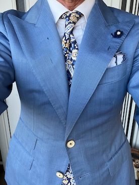 「GUCCI（グッチ）のアイテム」を使った、michi-michiさん（メンズ・165cm）の春コーディネート