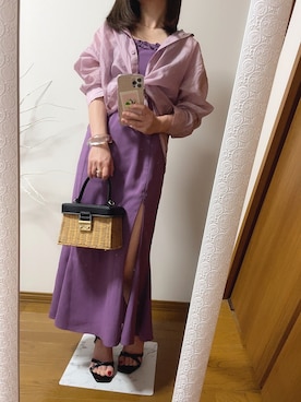 「Cara（-）のアイテム」を使った、k♡さん（レディース・144cm）の夏コーディネート