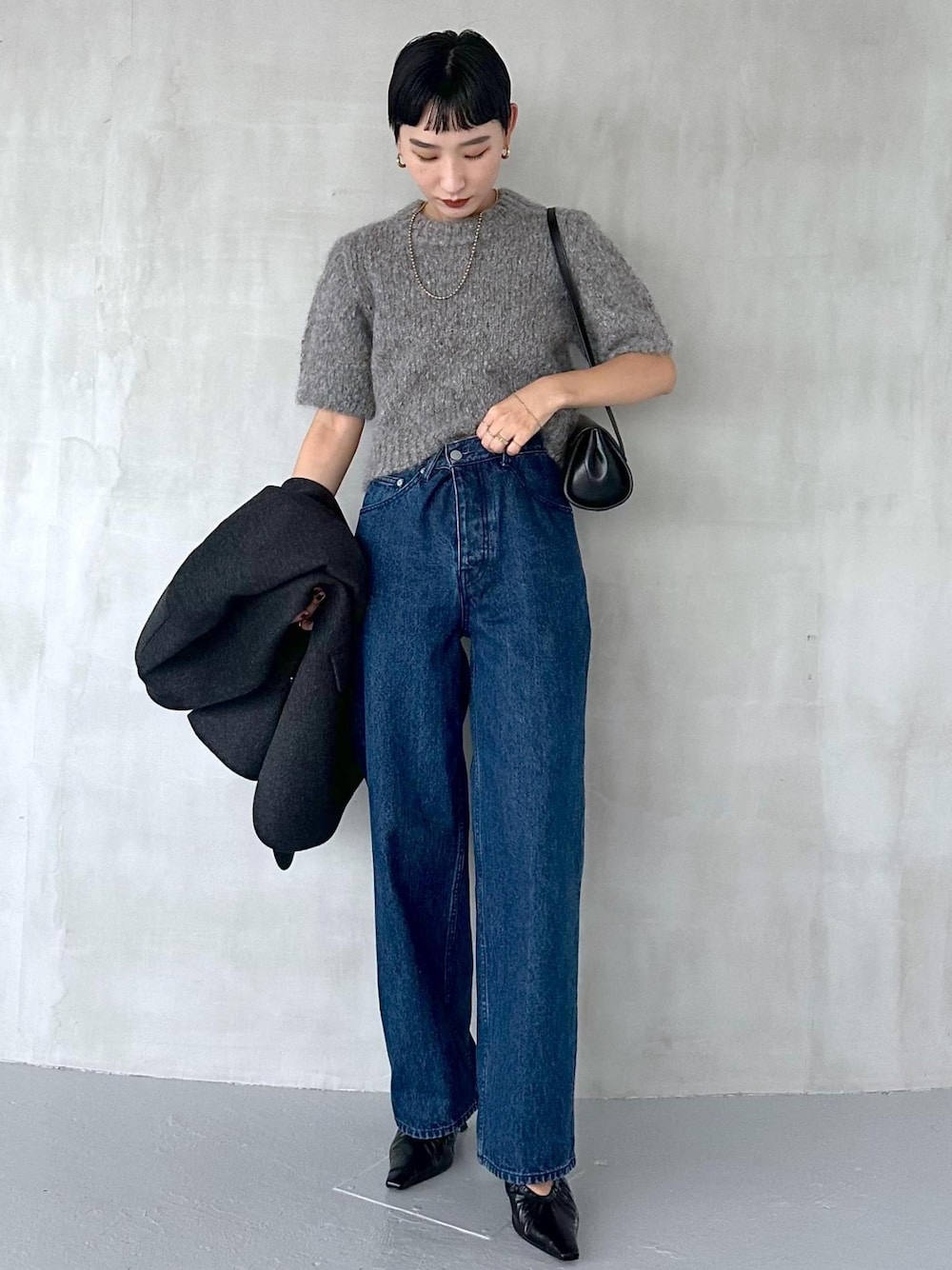 【nagisa×7×AER】WIDE STRAIGHT DENIM アダムエロペ ADAM ET ROPÉ FEMME(アダム エ ロペ ファム) / 【nagisa×7×AER