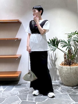 「アイテム（その他トップス）」を使った、kaho haezukaさん（レディース・160cm・20代）の春コーディネート