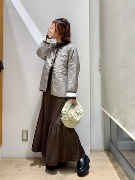 「フリンジベスト」｜「アイテム（ジャケット/アウター）」を使った、ふじあゆ٩( ᐖ )۶さん（レディース・149cm）の秋コーディネート