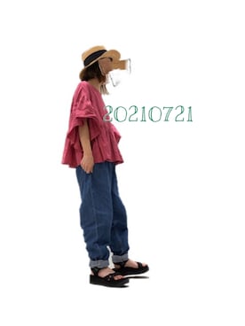 「SHAKA（シャカ）のアイテム（シューズ）」を使った、ふじあゆ٩( ᐖ )۶さん（レディース・149cm）の夏コーディネート