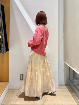 「オーロラスカート」｜ふじあゆ٩( ᐖ )۶さん（レディース・149cm）の秋コーディネート